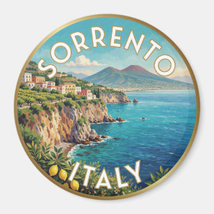 Sorrento Italië Amalfi-kust scène ☀️ Magneet