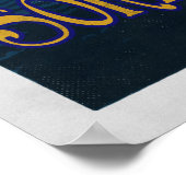 Sorrento Italië Bay Napels Vintage Travel Poster (Hoek)