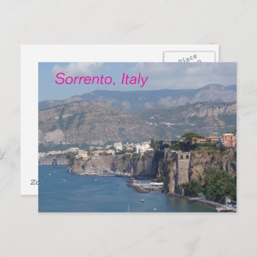 Sorrento italië briefkaart (Voorkant / Achterkant)