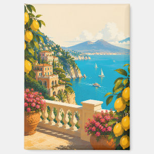Sorrento Italië Citroenen Vintage Reis Magneet