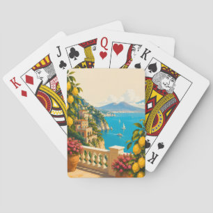 Sorrento Italië Citroenen Vintage Reis Pokerkaarten