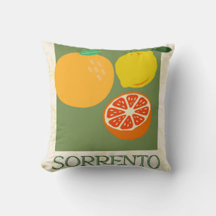 Sorrento Italië Citrus Keuken Print Kussen