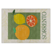 Sorrento Italië Citrus Keuken Print Snijplank (Voorkant)
