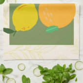 Sorrento Italië Citrus Keuken Print Theedoek (Gevouwen)