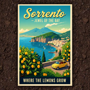 Sorrento, Italië: een Posters Collectie uit de ja