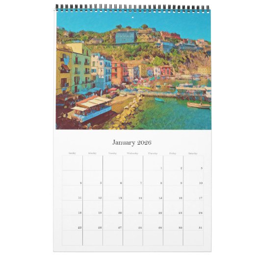 SORRENTO - Italië - Europa Kalender (Jan 2026)