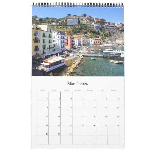 Sorrento - Italië - Europa - Kalender (Mar 2026)