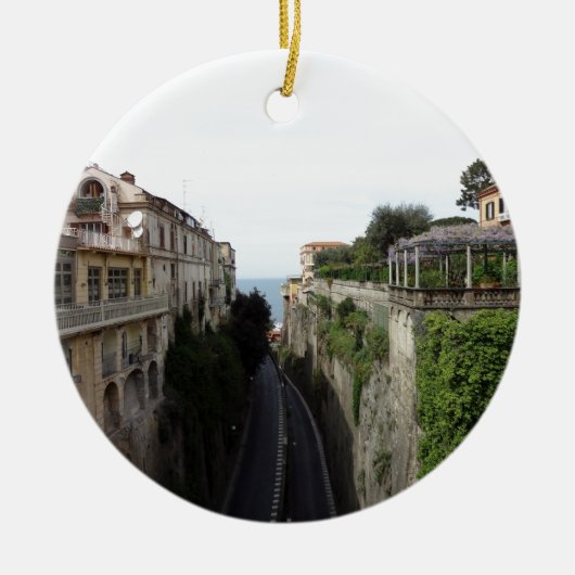 Sorrento, Italië Keramisch Ornament (Voorkant)