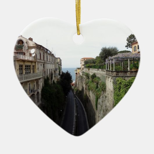 Sorrento, Italië Keramisch Ornament (Voorkant)