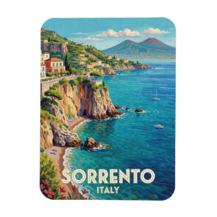 Sorrento Italië Kust Reisscene 🍋 Magneet