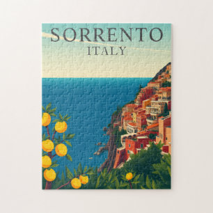 Sorrento Italië Legpuzzel Vintage Reis