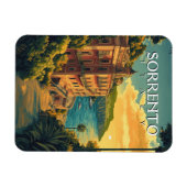 Sorrento Italië - Levendig stadsbeeld Magneet (Horizontaal)