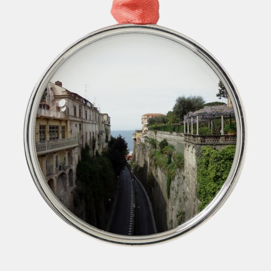 Sorrento, Italië Metalen Ornament (Voorkant)