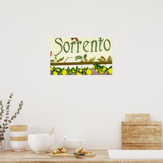 Sorrento, Italië Poster (Keuken)