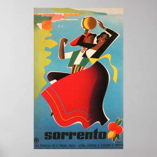 Sorrento, Italië Poster voor reizen (Voorkant)