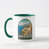 Sorrento Italië Reizen Kunst Vintage