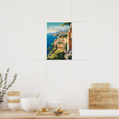 Sorrento Italië Reizen Kunst Vintage Poster (Keuken)