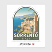 Sorrento Italië Reizen Kunst Vintage Sticker (Vel)