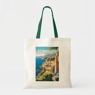 Sorrento Italië Reizen Kunst Vintage Tote Bag