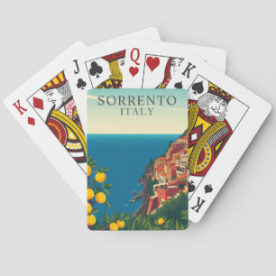 Sorrento Italië Speelkaarten Deck Vintage Reis