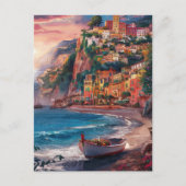 Sorrento Italië waterverf Schilderij Briefkaart (Voorkant)