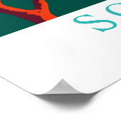 Sorrento Italy Vintage Travel Lemons Art Poster (Hoek)