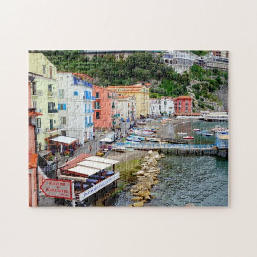 Sorrento Marina Grande Beach & Harbour in Italië Legpuzzel (Horizontaal)