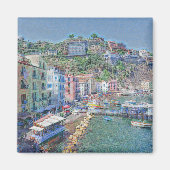 SORRENTO, Marina Grande, Fridge Magneet (Voorkant)
