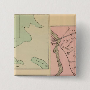 Sorrento, S Berwick, Bucksport Vierkante Button 5,1 Cm