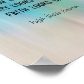 sorrow kijkt terug op Emerson inspirerend quote Poster (Hoek)