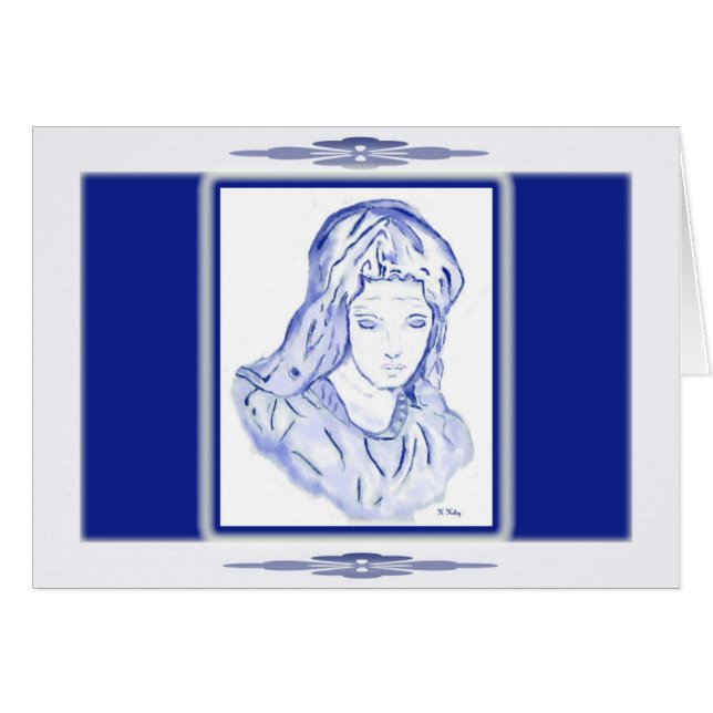 Sorrow: Schets in blauwe kaart (Voorkant Horizontaal)