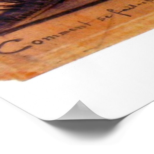 Sorrow van Vincent van Gogh Poster (Hoek)