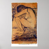 Sorrow van Vincent van Gogh Poster (Voorkant)
