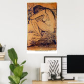 Sorrow van Vincent van Gogh Poster (Thuiskantoor)