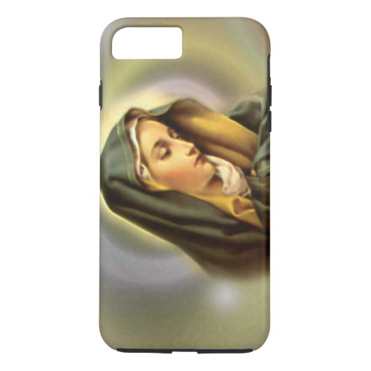 Sorrowful Blessed Mary in Prayer Case-Mate iPhone Case (Achterkant)