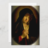 Sorrowful Virgin Mary met gevouwen handen (Voorkant / Achterkant)