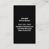  Sorrows Creative Business Vertical Card Visitekaartje (Achterkant)