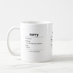 sorry – algemene Canadese zinsnede definitie mok