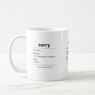 sorry – algemene Canadese zinsnede definitie mok