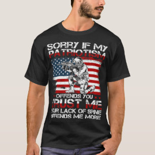 Sorry als mijn patriottisme je aanbiedt, Patriotti T-shirt