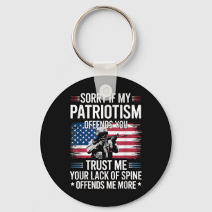 Sorry Als Mijn Patriottisme Je Krenkt Patriotische Sleutelhanger