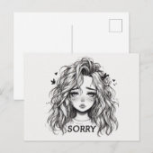 Sorry Ansichtkaart Briefkaart (Voorkant / Achterkant)