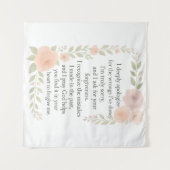 Sorry/Apology\ Forgiveness Floral  Wandkleed (Voorkant (horizontaal))