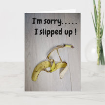 Sorry...bananenschil