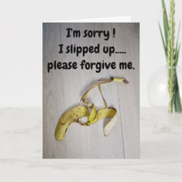 Sorry... Bananenschil kaart