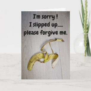 Sorry... Bananenschil kaart
