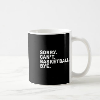 Sorry. Basketbal. Doei. grafisch Koffiemok