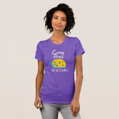 Sorry bezig Pickleball Tropical T-shirt (Voorkant volledig)