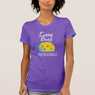 Sorry bezig Pickleball Tropical T-shirt