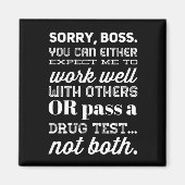 Sorry, Boss Magneet (Voorkant)